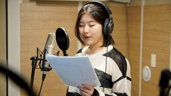 방송·성우연기계열 성우 체험학교 애니메이션 더빙 선배 멘토링 현장